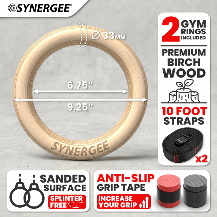 Synergee Pro Gymnastic Rings
