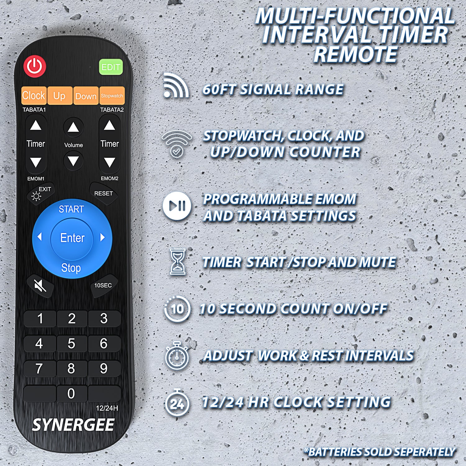 Synergee Legacy Timer Remote | Synergee Fitness Canada – Synergee