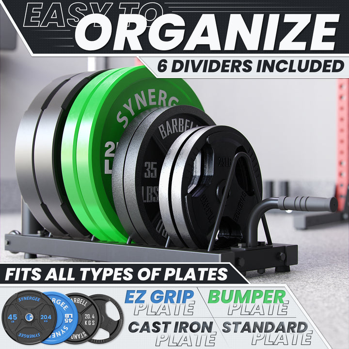 Synergee Horizontal Plate Storage Rack