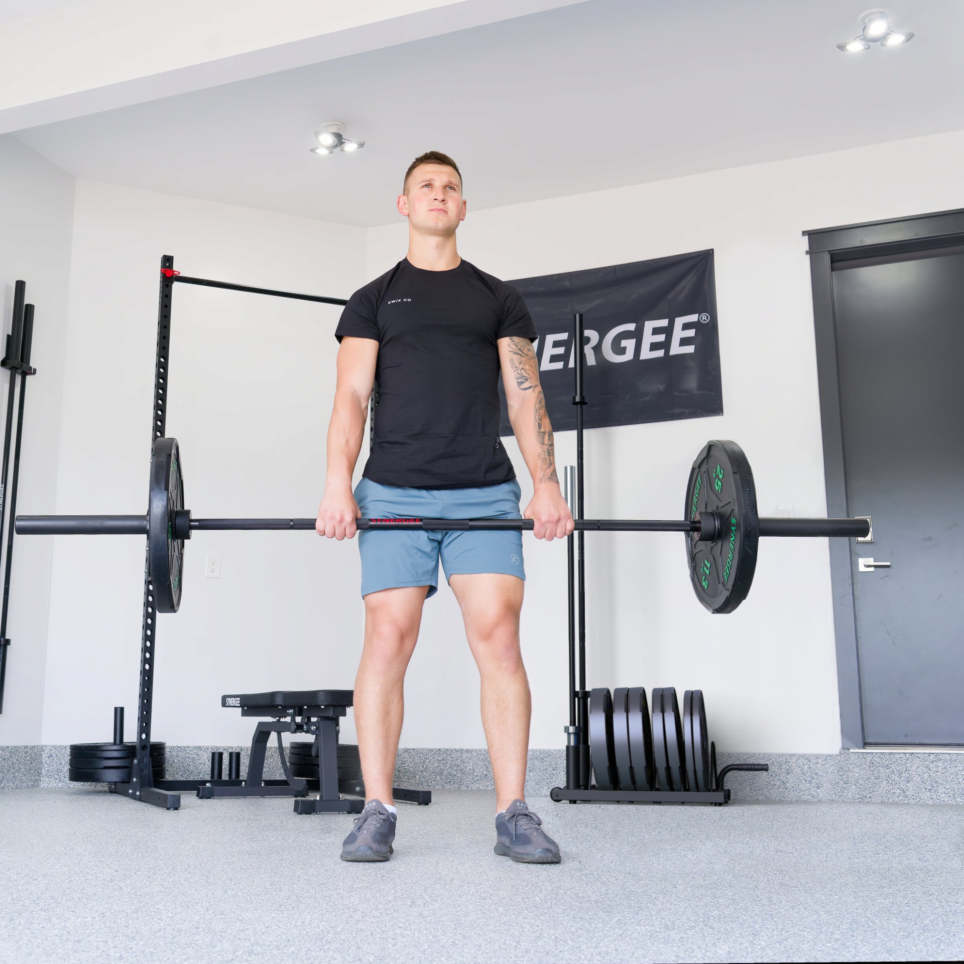 Synergee Horizontal Plate Storage Rack | Synergee Fitness Canada