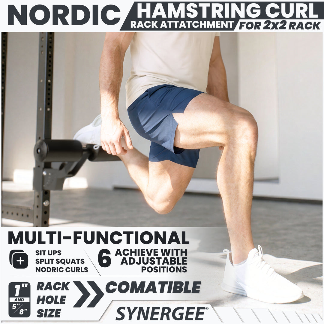 Synergee Nordic Curl & Bulgarian Split Squat Rack Attachment