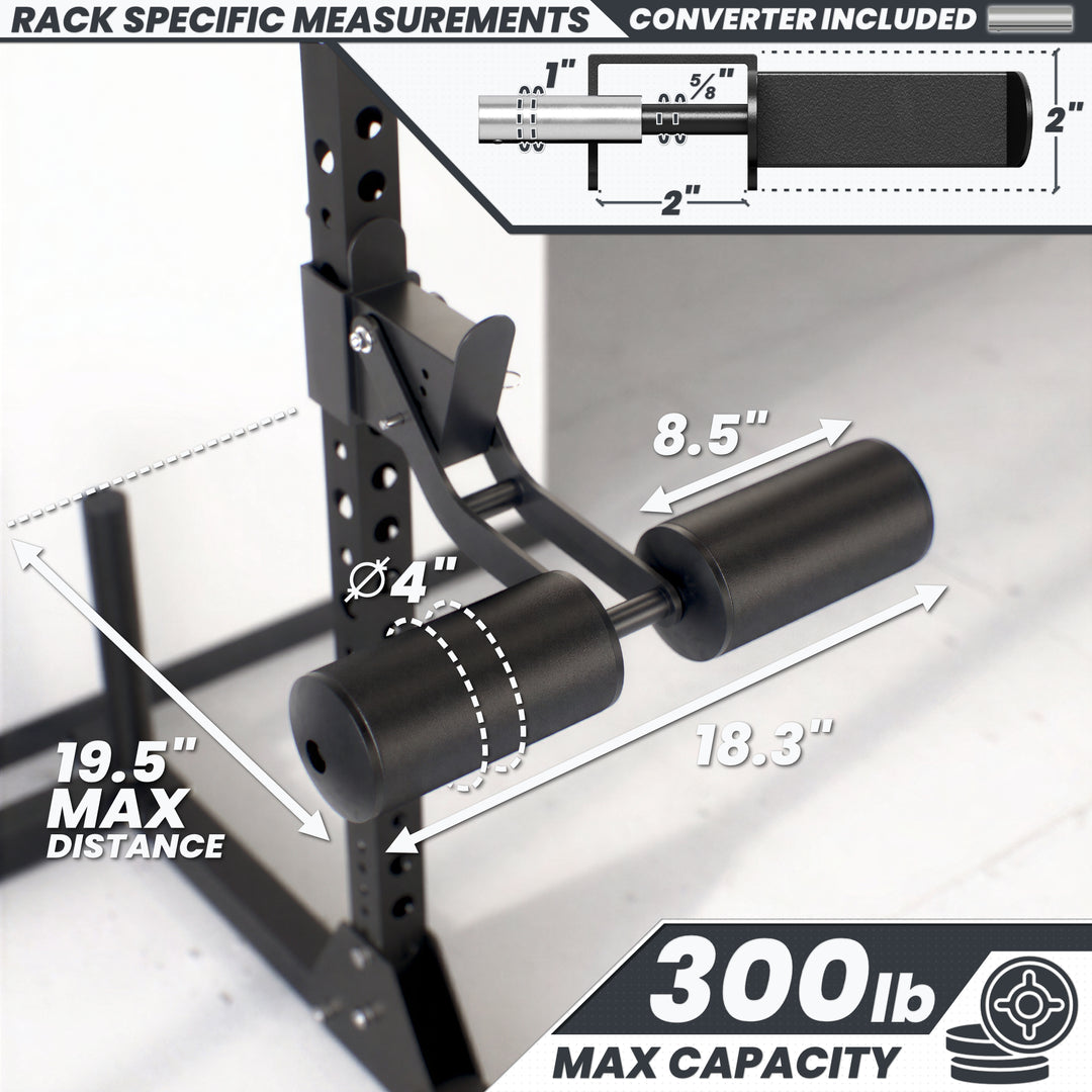 Synergee Nordic Curl & Bulgarian Split Squat Rack Attachment