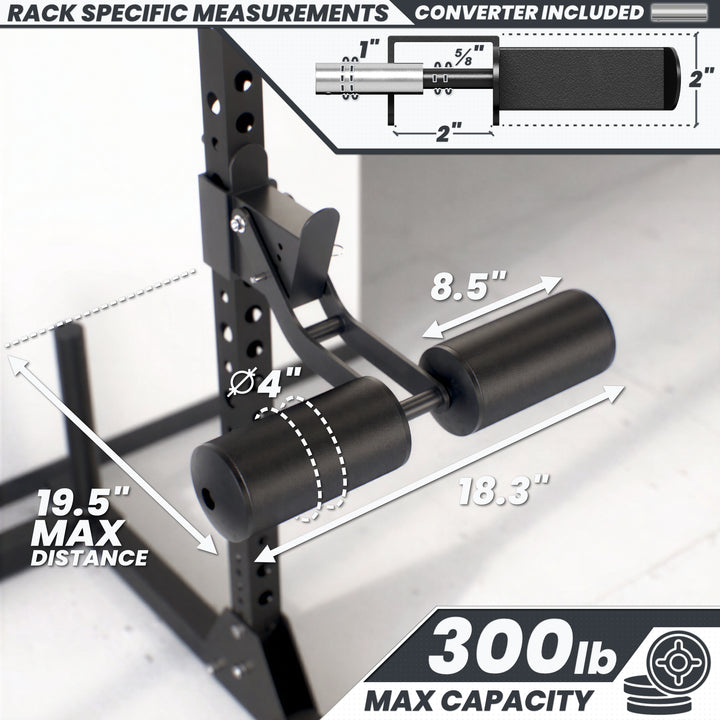 Synergee Nordic Curl & Bulgarian Split Squat Rack Attachment