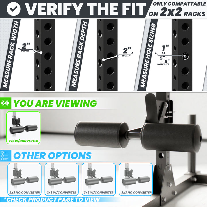 Synergee Nordic Curl & Bulgarian Split Squat Rack Attachment