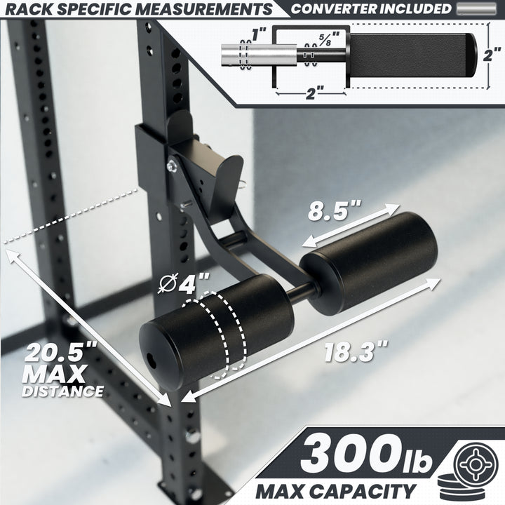 Synergee Nordic Curl & Bulgarian Split Squat Rack Attachment