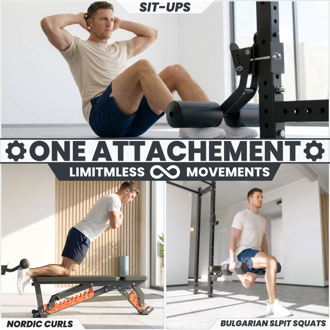 Synergee Nordic Curl & Bulgarian Split Squat Rack Attachment