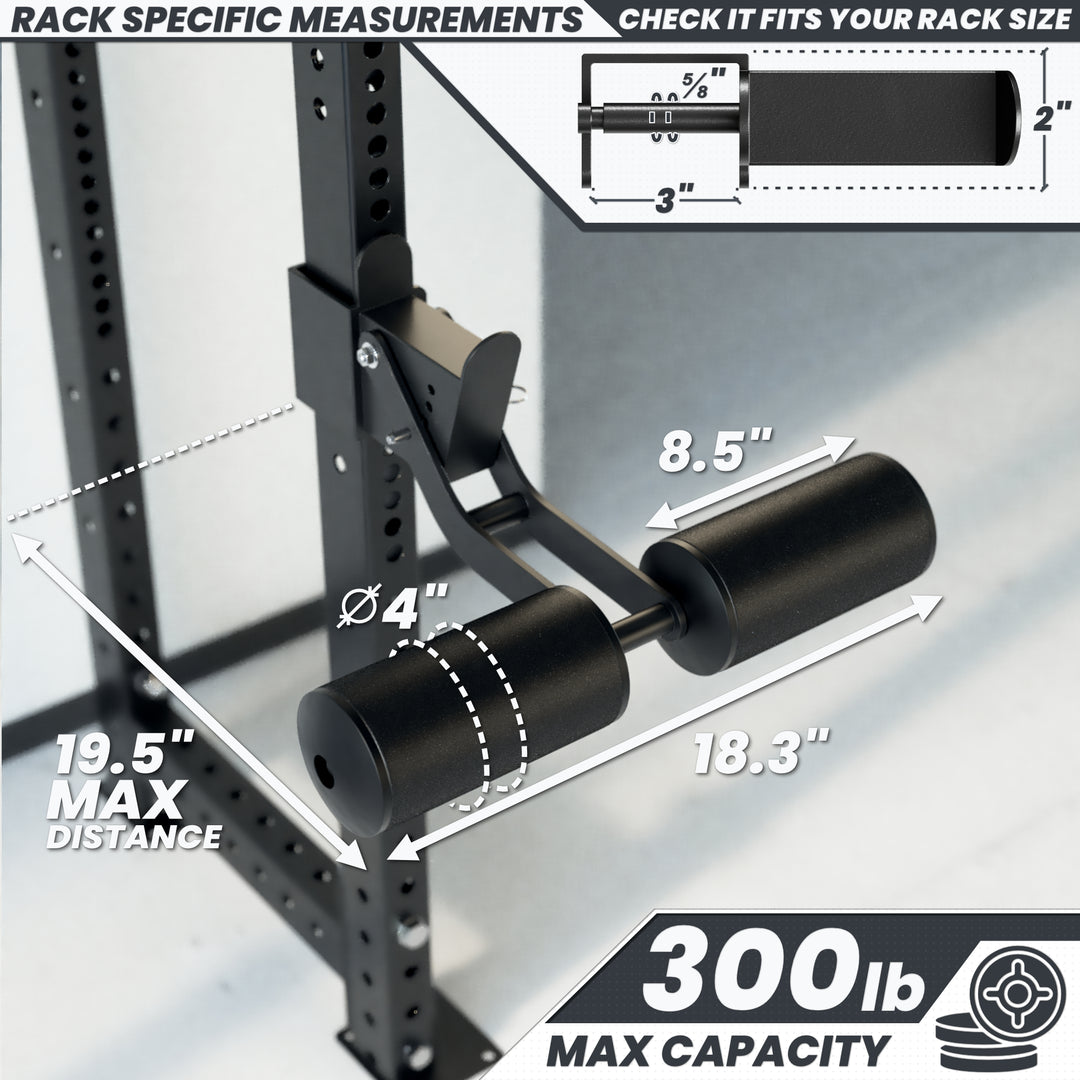 Synergee Nordic Curl & Bulgarian Split Squat Rack Attachment