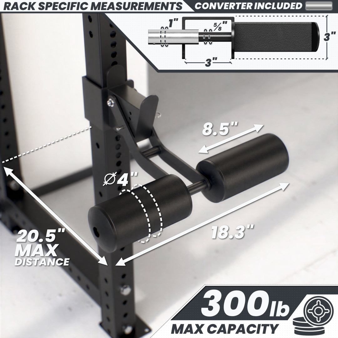 Synergee Nordic Curl & Bulgarian Split Squat Rack Attachment