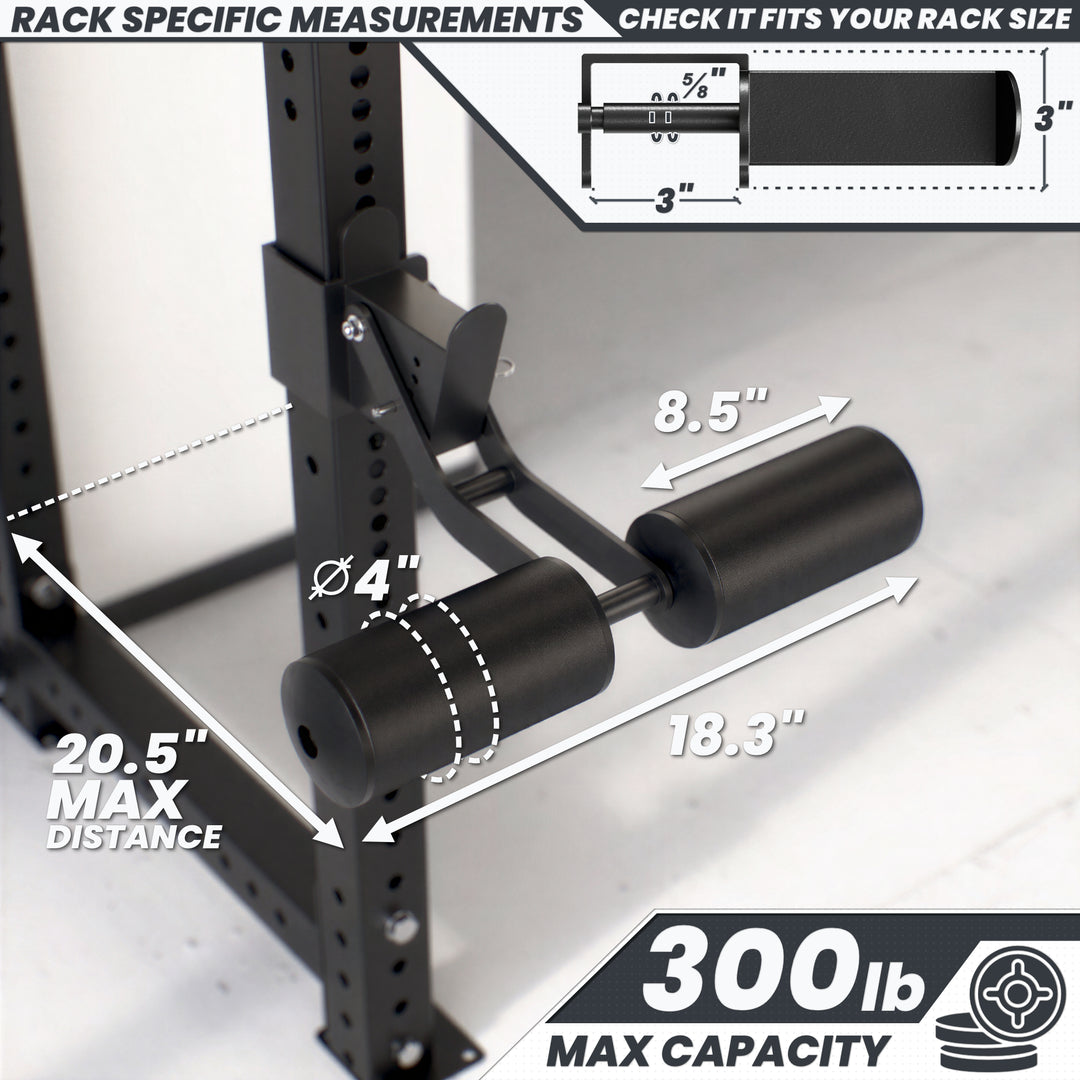 Synergee Nordic Curl & Bulgarian Split Squat Rack Attachment
