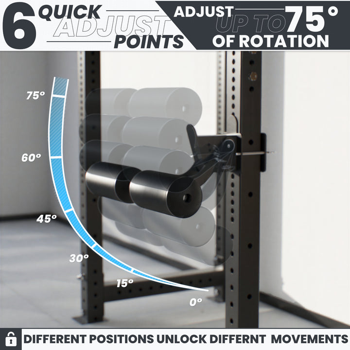 Synergee Nordic Curl & Bulgarian Split Squat Rack Attachment