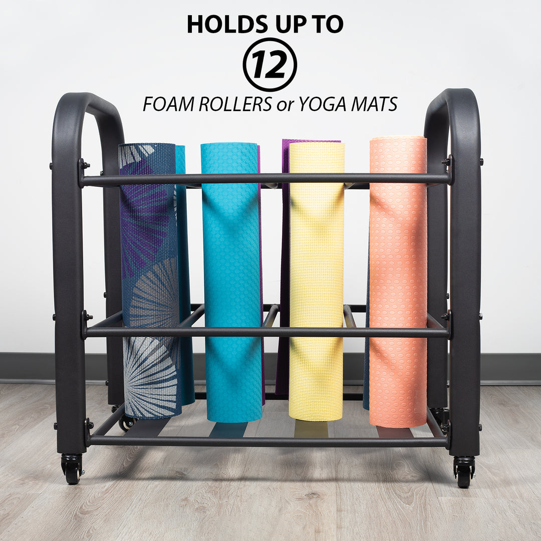 Synergee Yoga Mat Storage Roller Rack