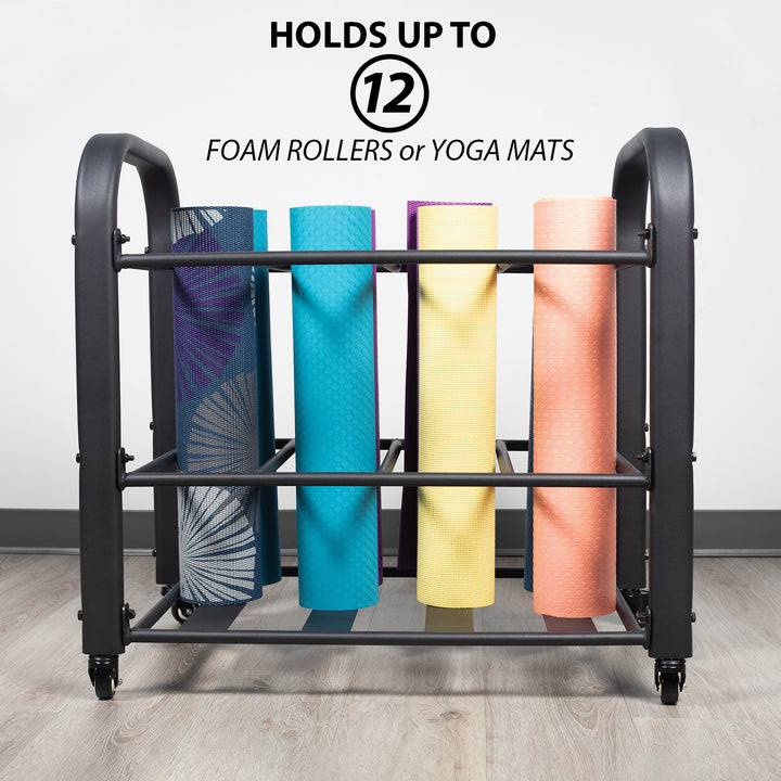 Synergee Yoga Mat Storage Roller Rack