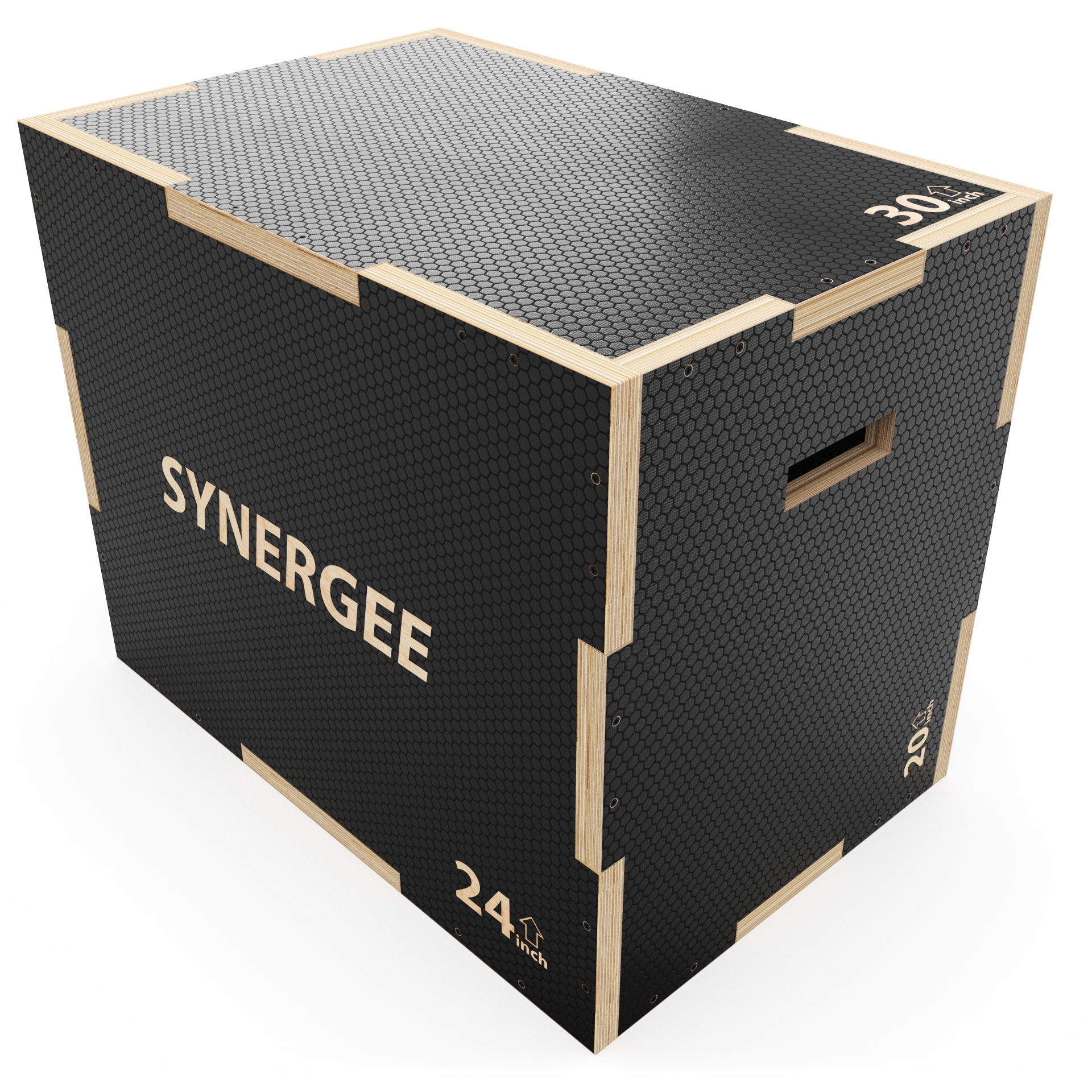 Synergee Non-Slip 3-in-1 Wood Plyo Boxes | Synergee Fitness Canada