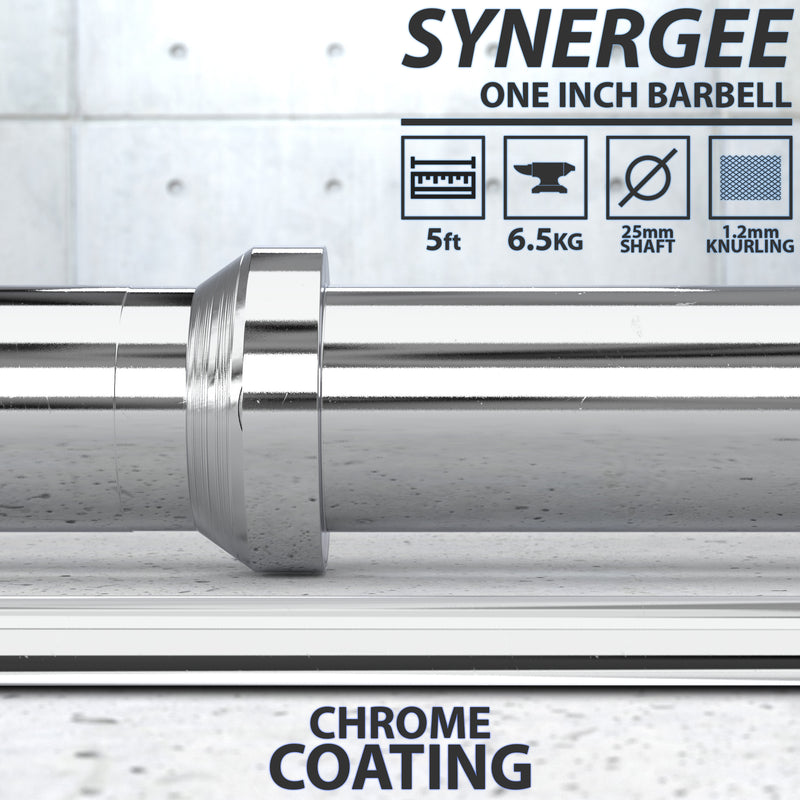 Synergee 1" Barbell