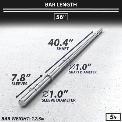 Synergee 1" Barbell
