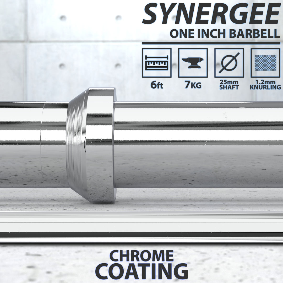 Synergee 1" Barbell
