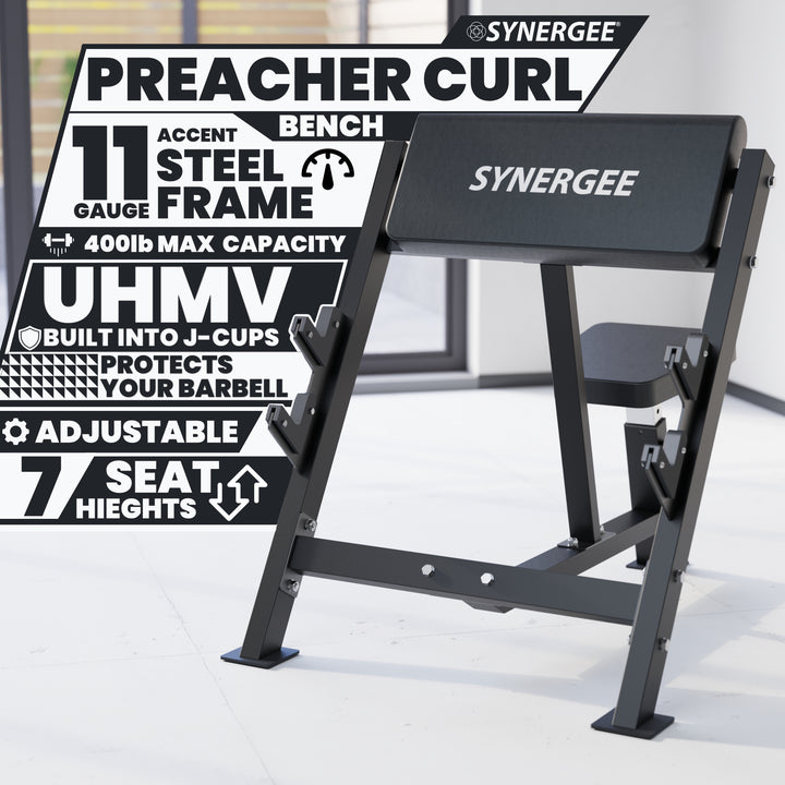 Synergee Preacher Curl Bench