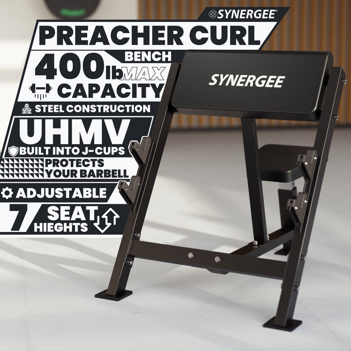Synergee Preacher Curl Bench
