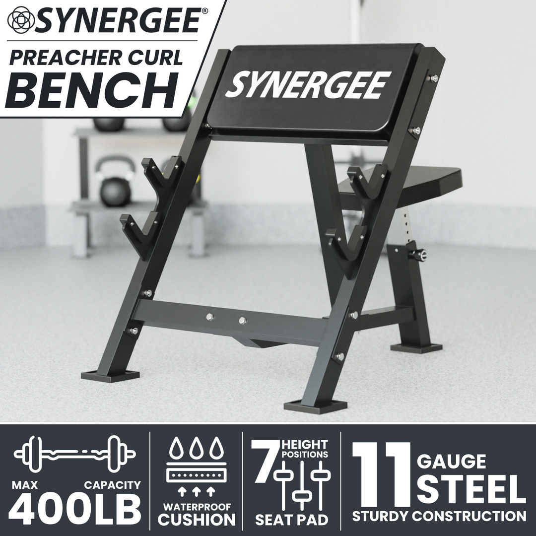 Synergee Preacher Curl Bench