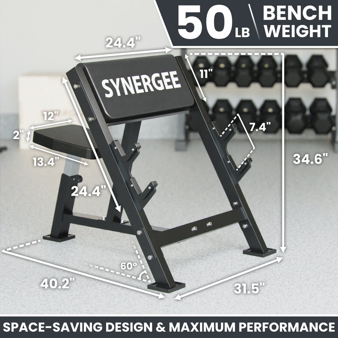 Synergee Preacher Curl Bench