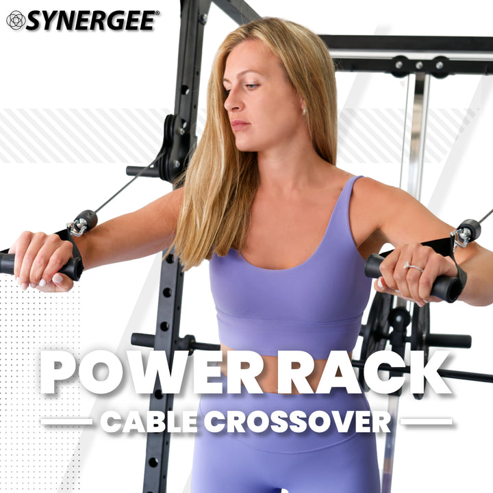 Synergee Power Rack With Cable Crossover