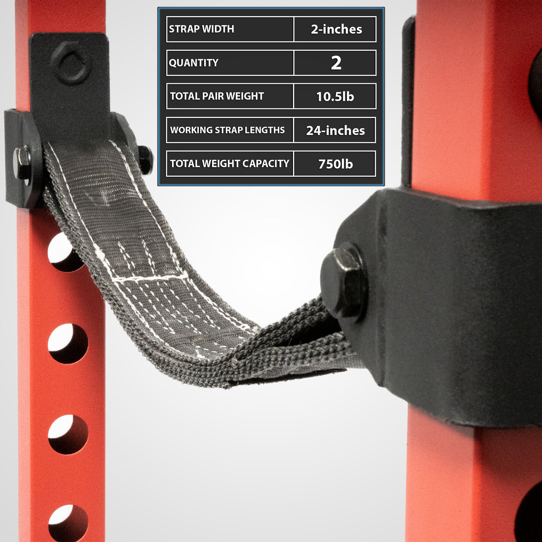 Synergee Power Rack Safety Straps