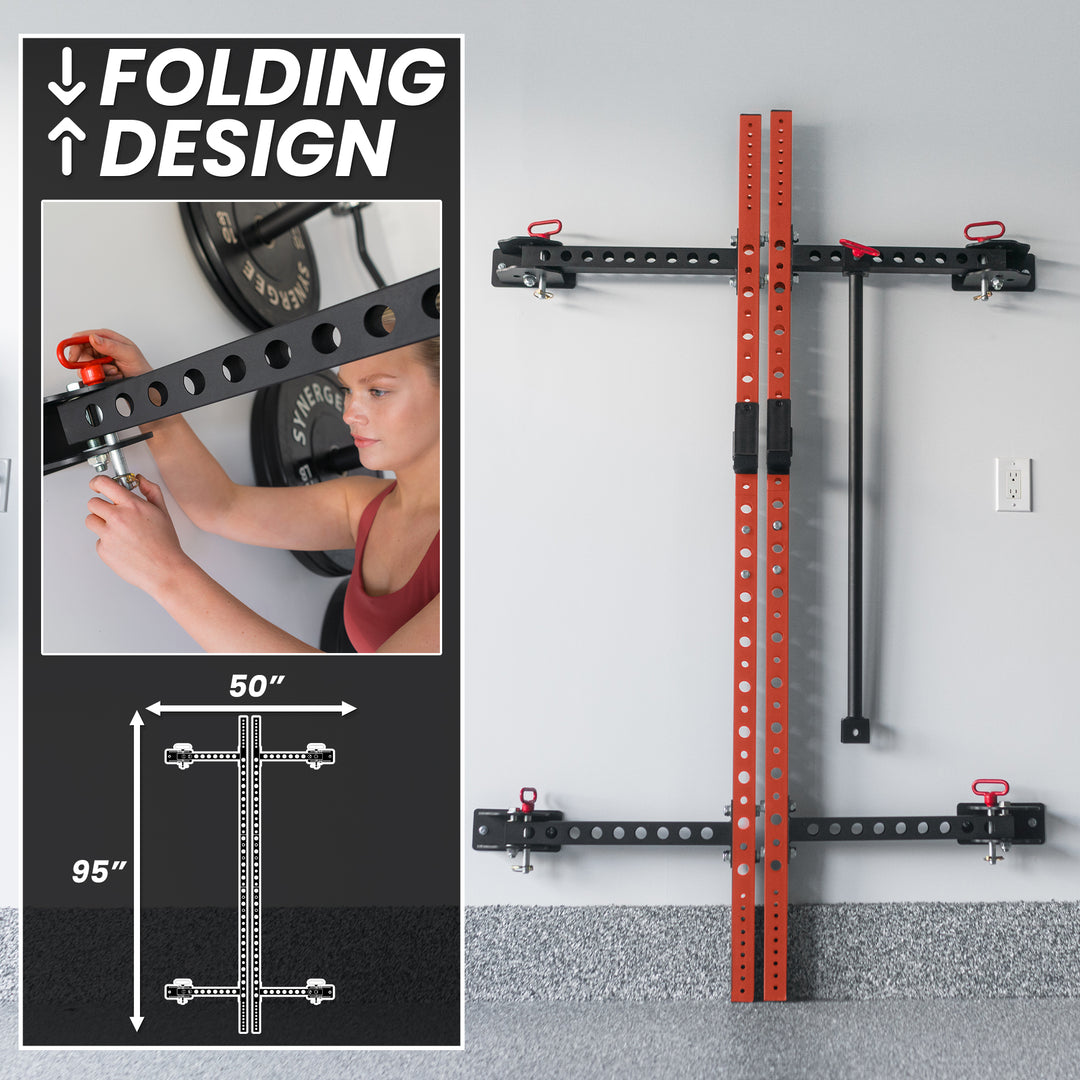 Synergee 2200 Series Folding Squat Rack