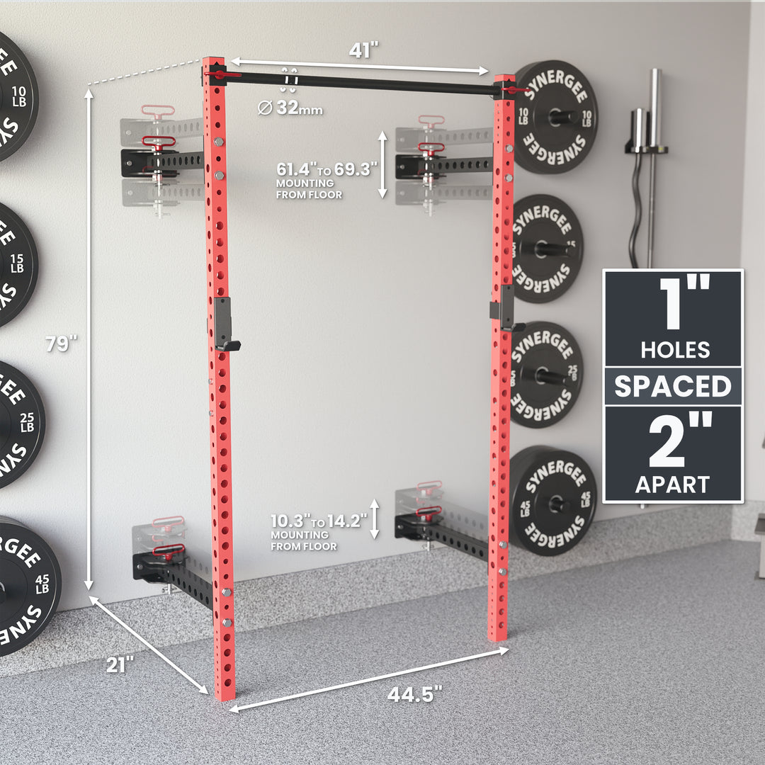 Synergee 2200 Series Folding Squat Rack