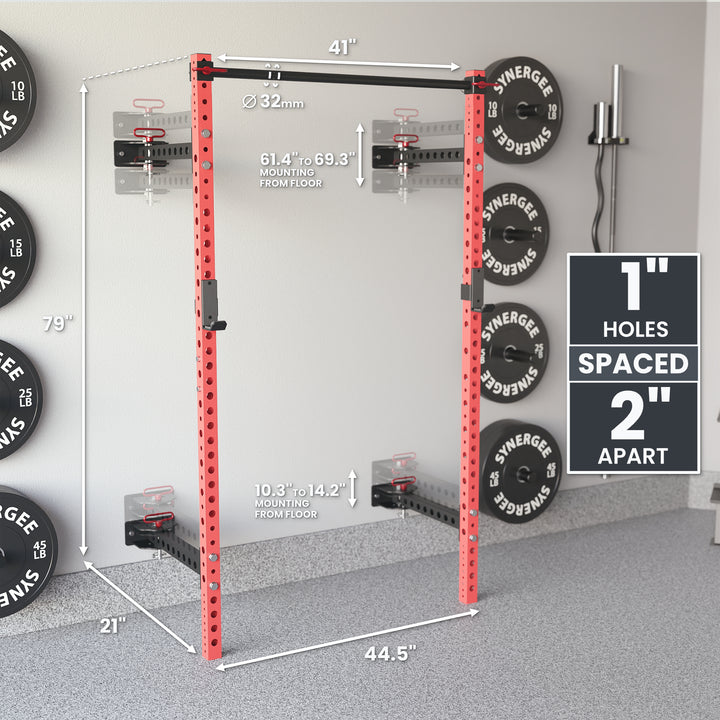 Synergee 2200 Series Folding Squat Rack