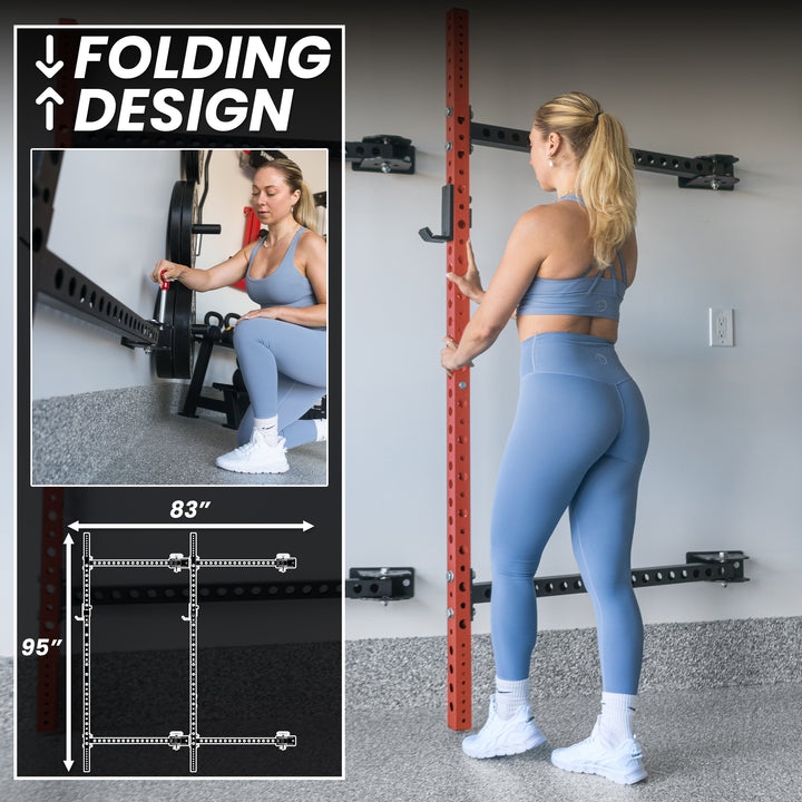 Synergee 2200 Series Folding Squat Rack