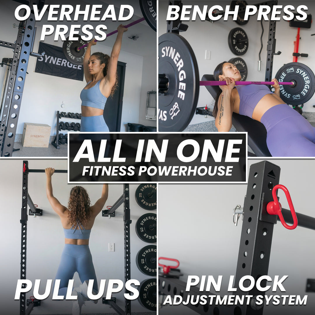 Synergee 2200 Series Folding Squat Rack
