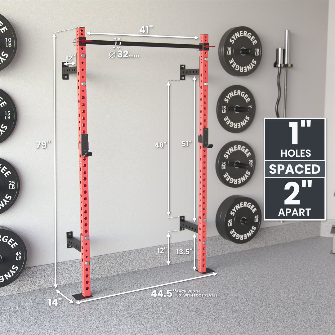 Synergee 2200 Series Wall Mounted Squat Rack
