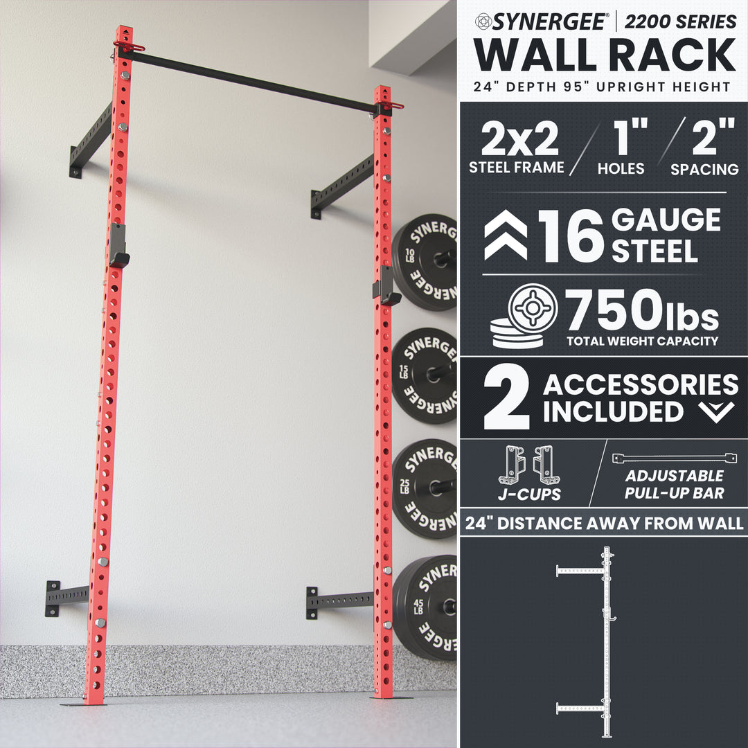 Synergee 2200 Series Wall Mounted Squat Rack