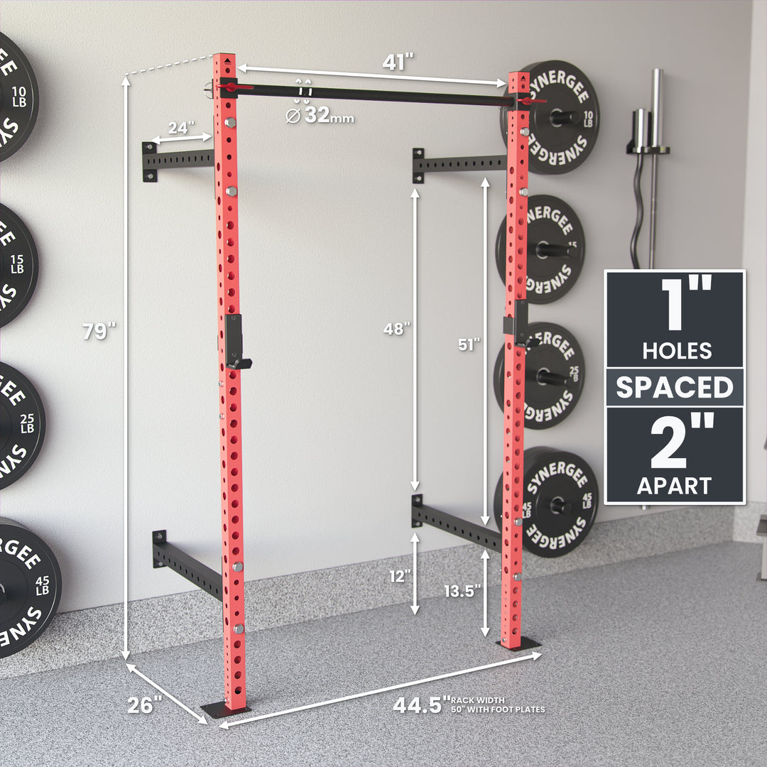 Synergee 2200 Series Wall Mounted Squat Rack