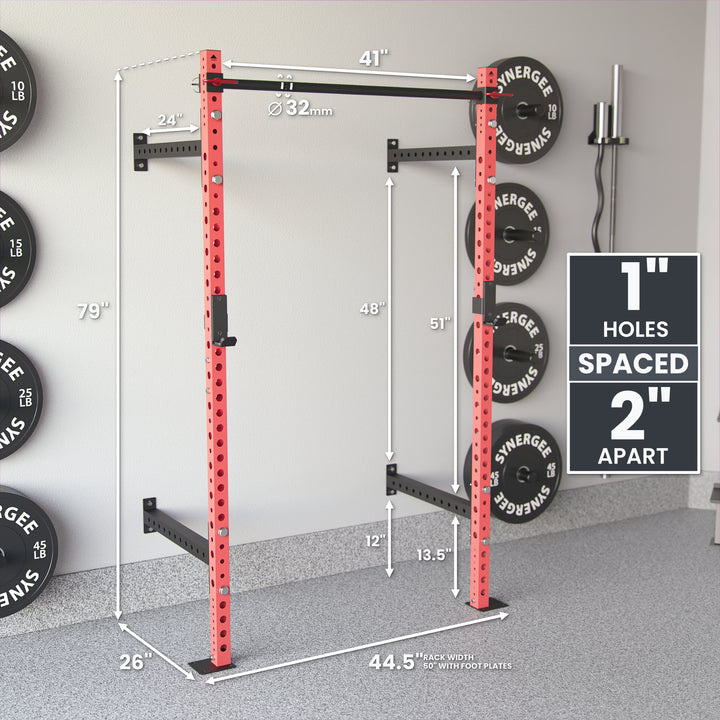 Synergee 2200 Series Wall Mounted Squat Rack