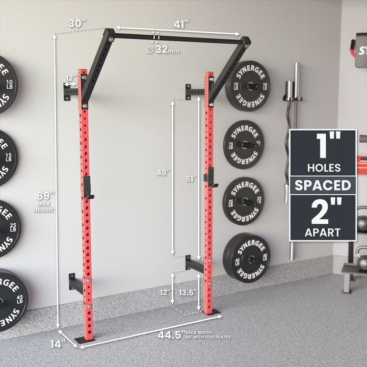 Synergee 2200 Series Wall Mounted Squat Rack