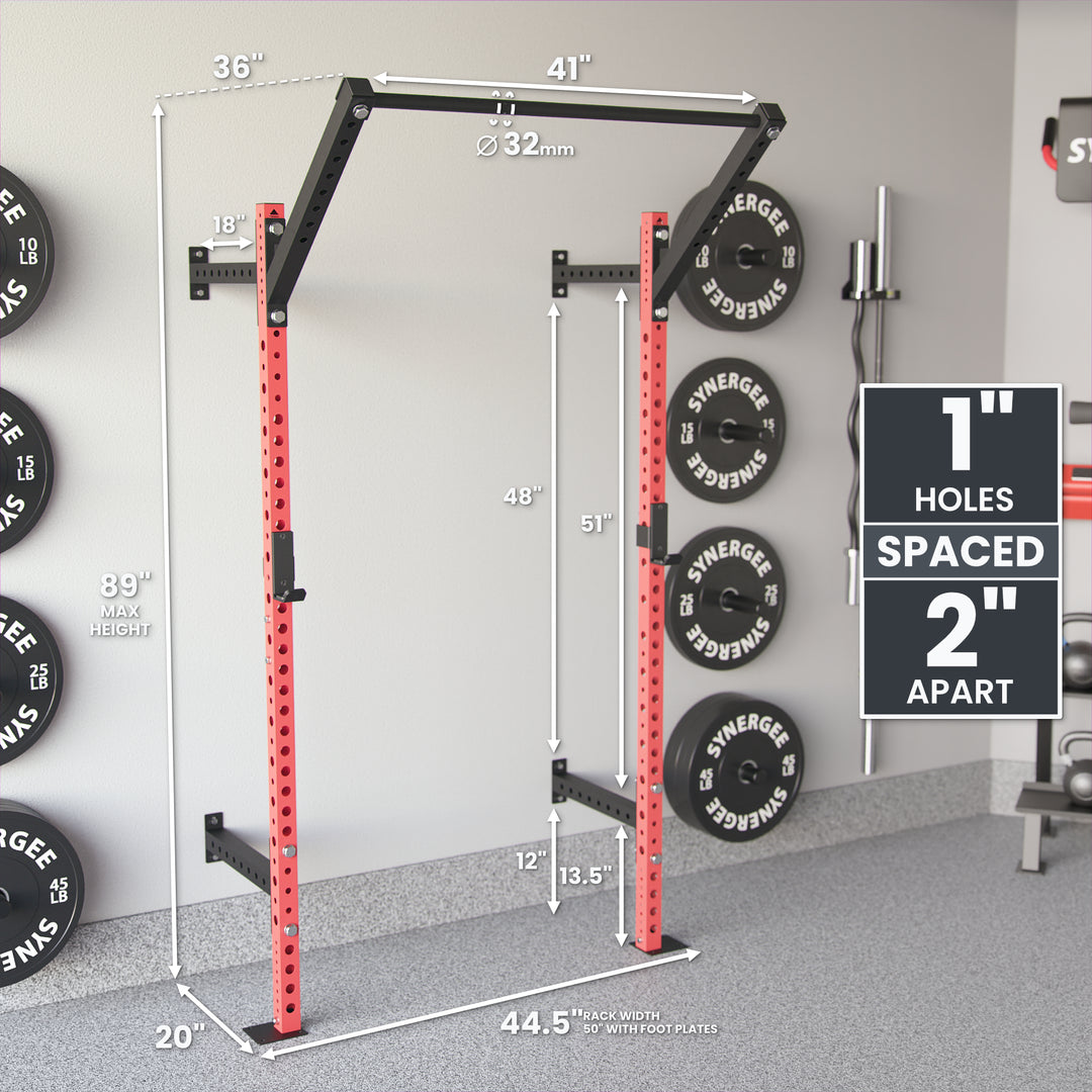 Synergee 2200 Series Wall Mounted Squat Rack