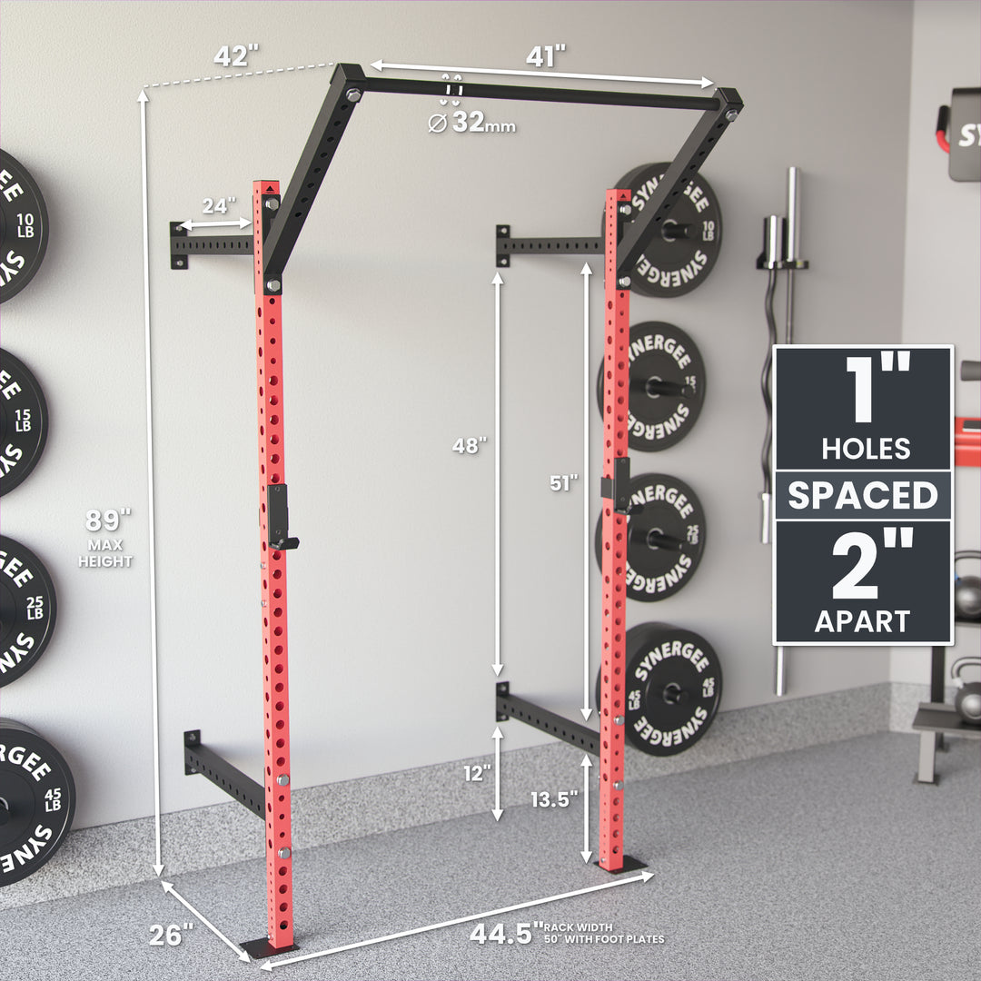 Synergee 2200 Series Wall Mounted Squat Rack
