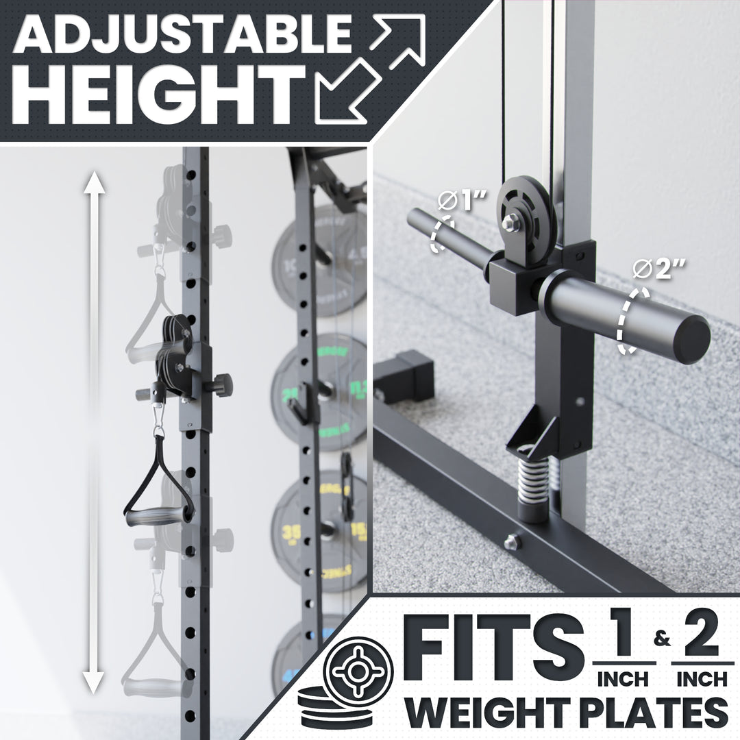 Synergee Power Rack With Cable Crossover
