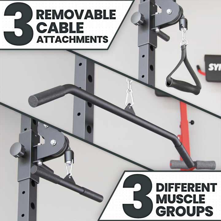 Synergee Power Rack With Cable Crossover