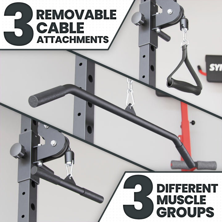 Synergee Power Rack With Cable Crossover