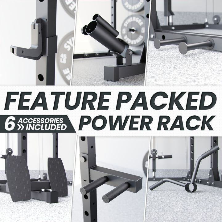 Synergee Power Rack With Cable Crossover