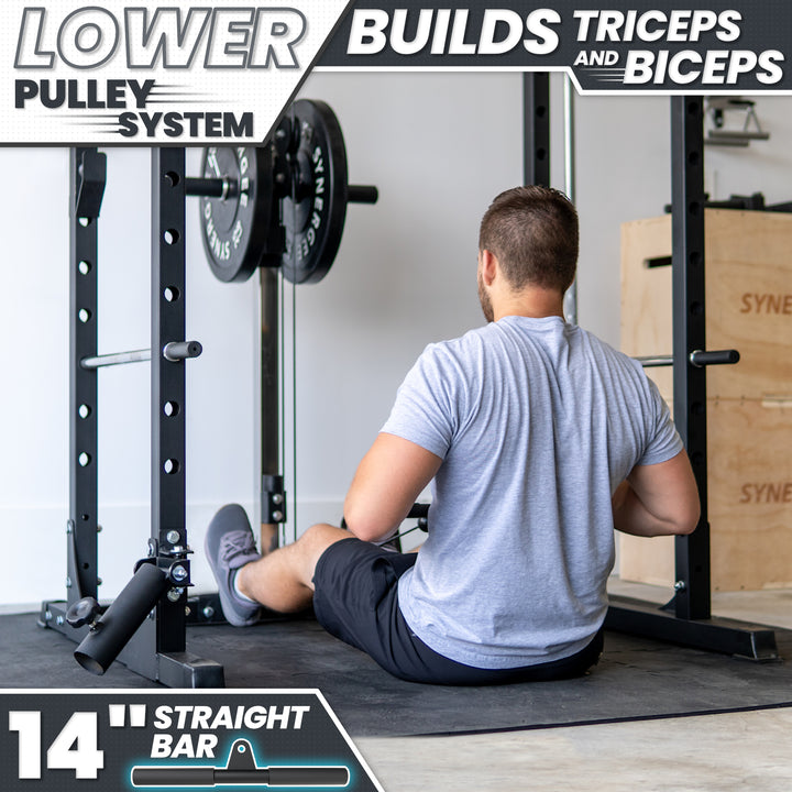 Synergee Power Rack With Pulley System