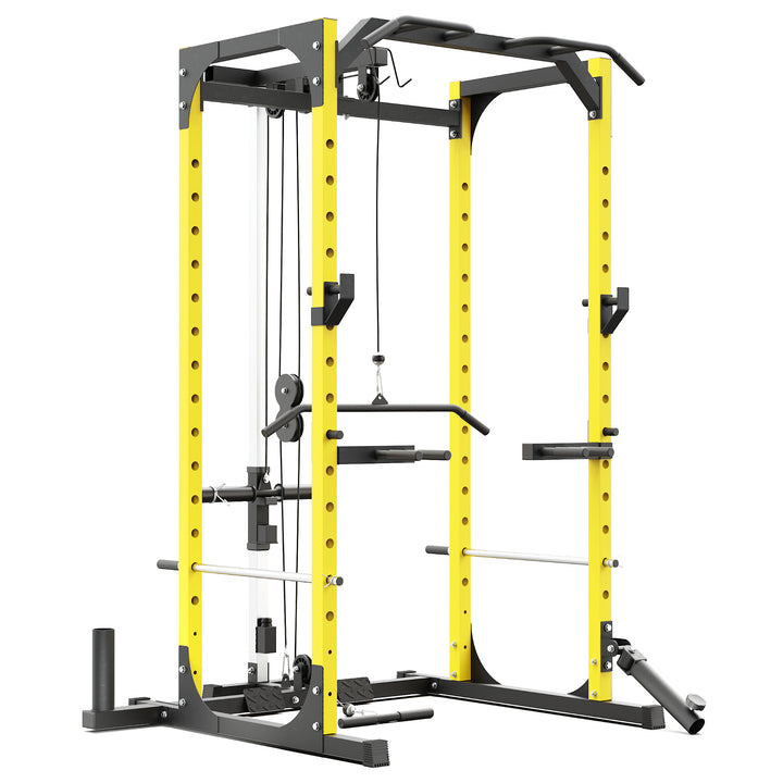 Synergee Power Rack With Pulley System