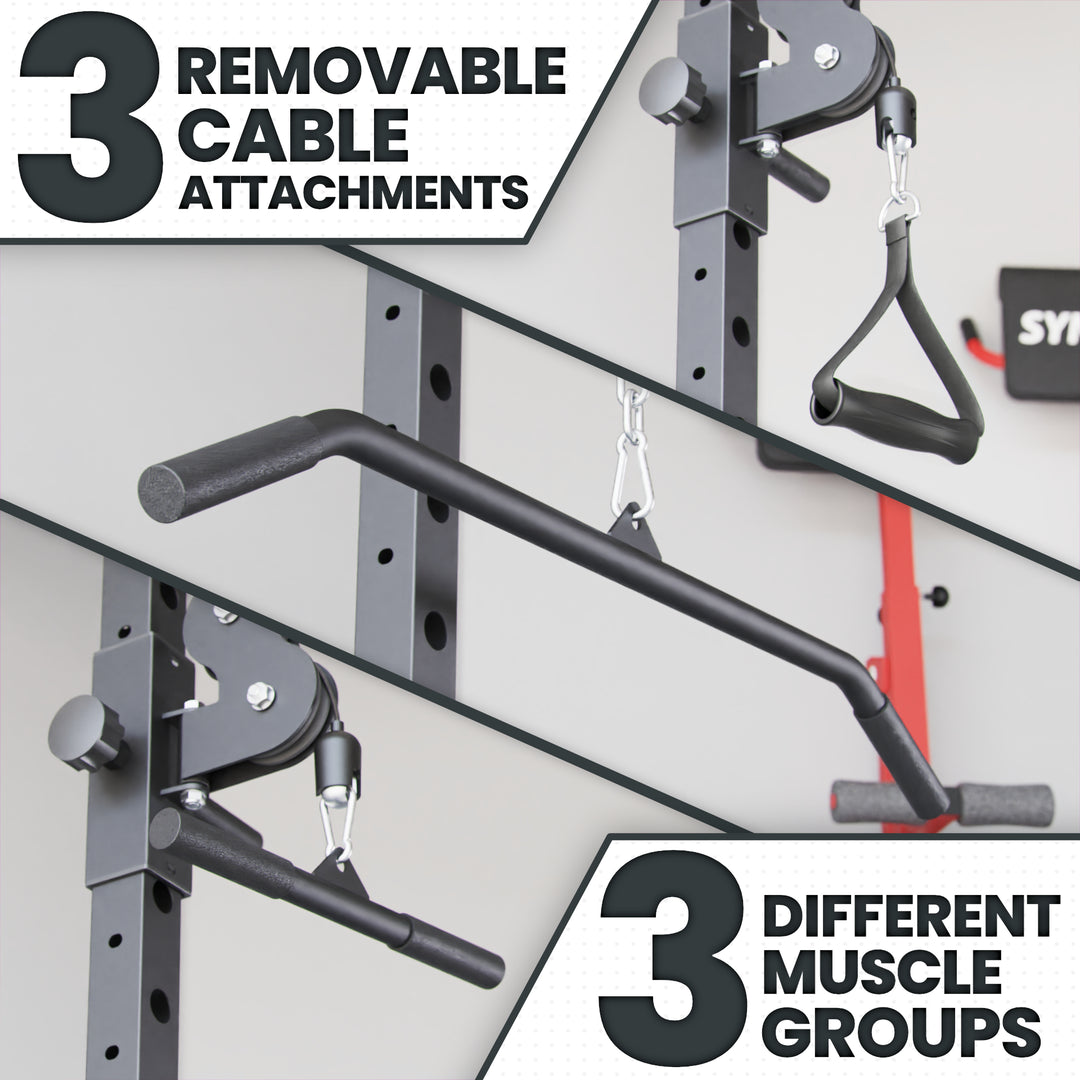 Synergee Power Rack with Smith Machine & Cable Crossover