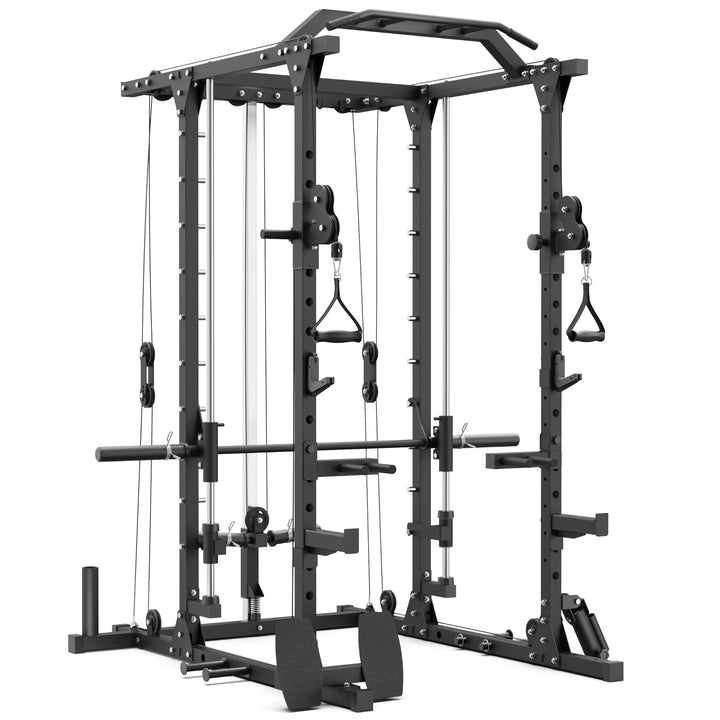 Synergee Power Rack with Smith Machine & Cable Crossover