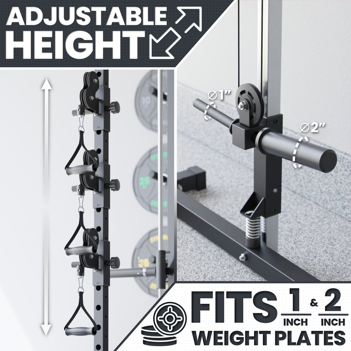 Synergee Power Rack with Smith Machine & Cable Crossover