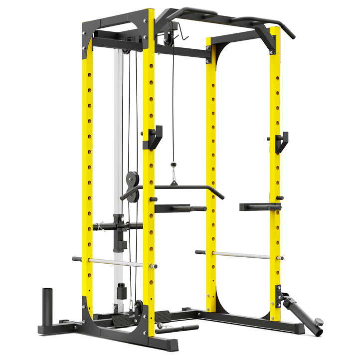 Synergee Power Rack With Pulley System