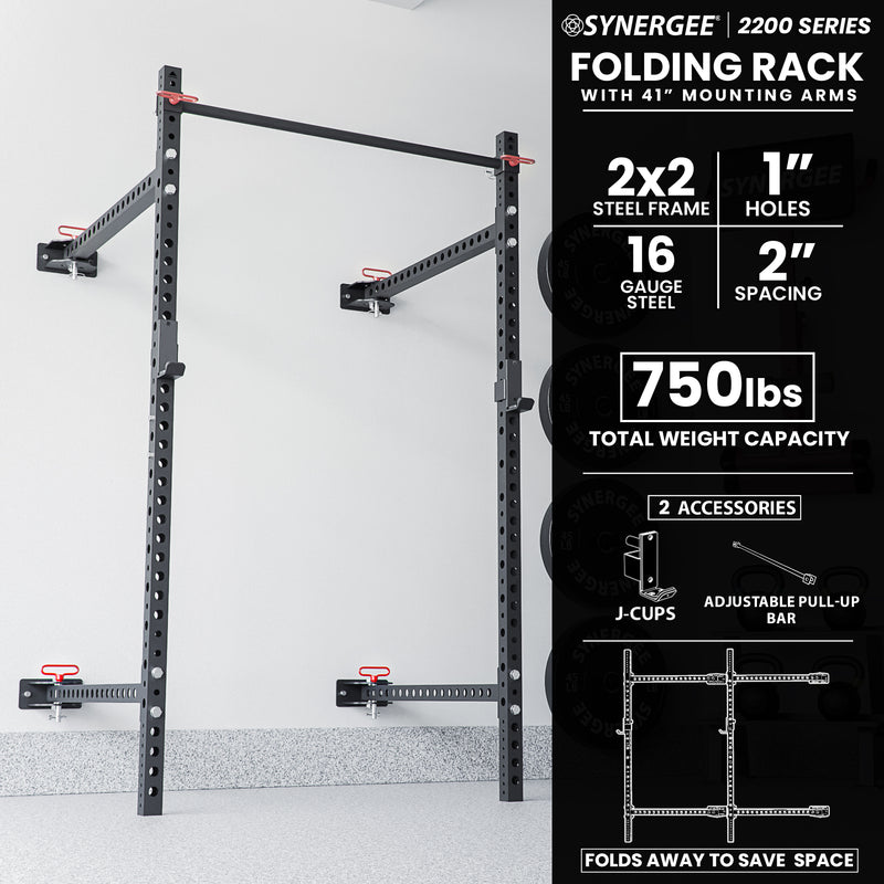 Synergee 2200 Series Folding Squat Rack