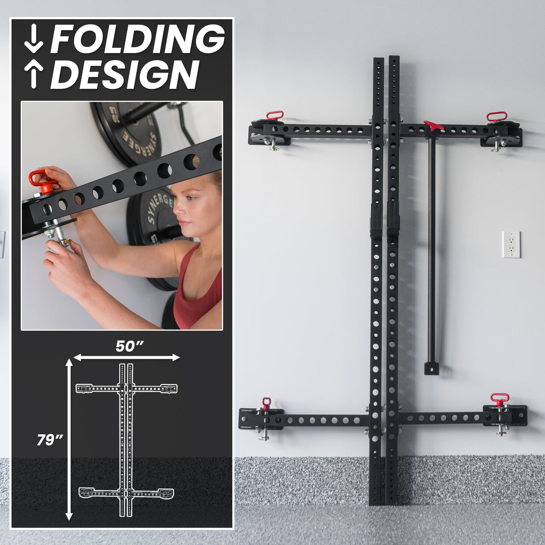Synergee 2200 Series Folding Squat Rack Synergee Fitness Canada Synergee Canada